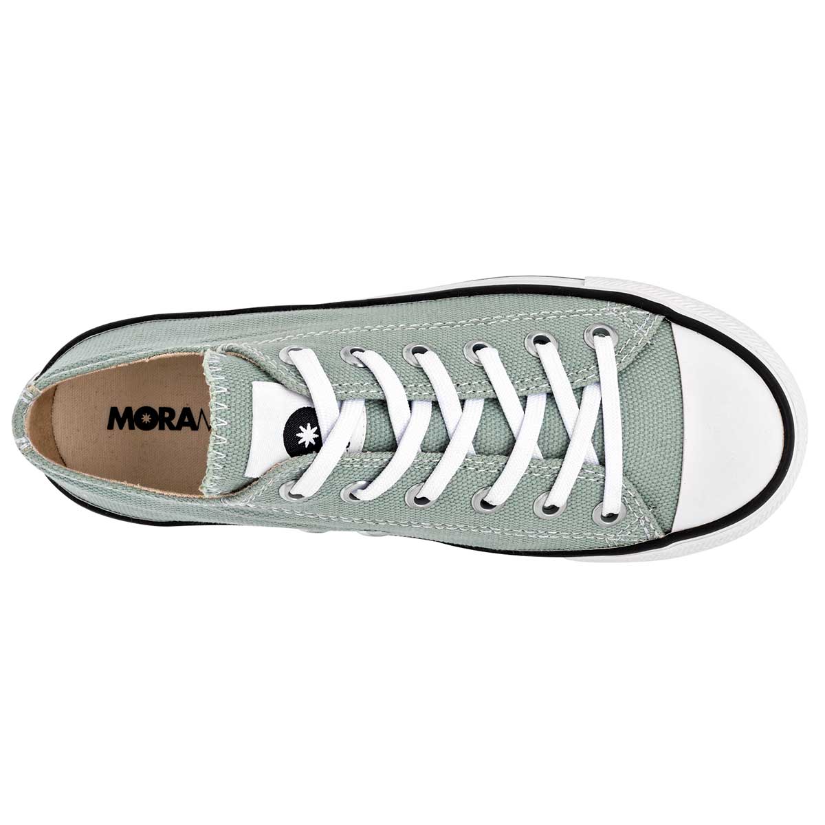 Foto 3 pulgar | Tenis Urbanos Moramora  112606-1 Verdes para Mujer