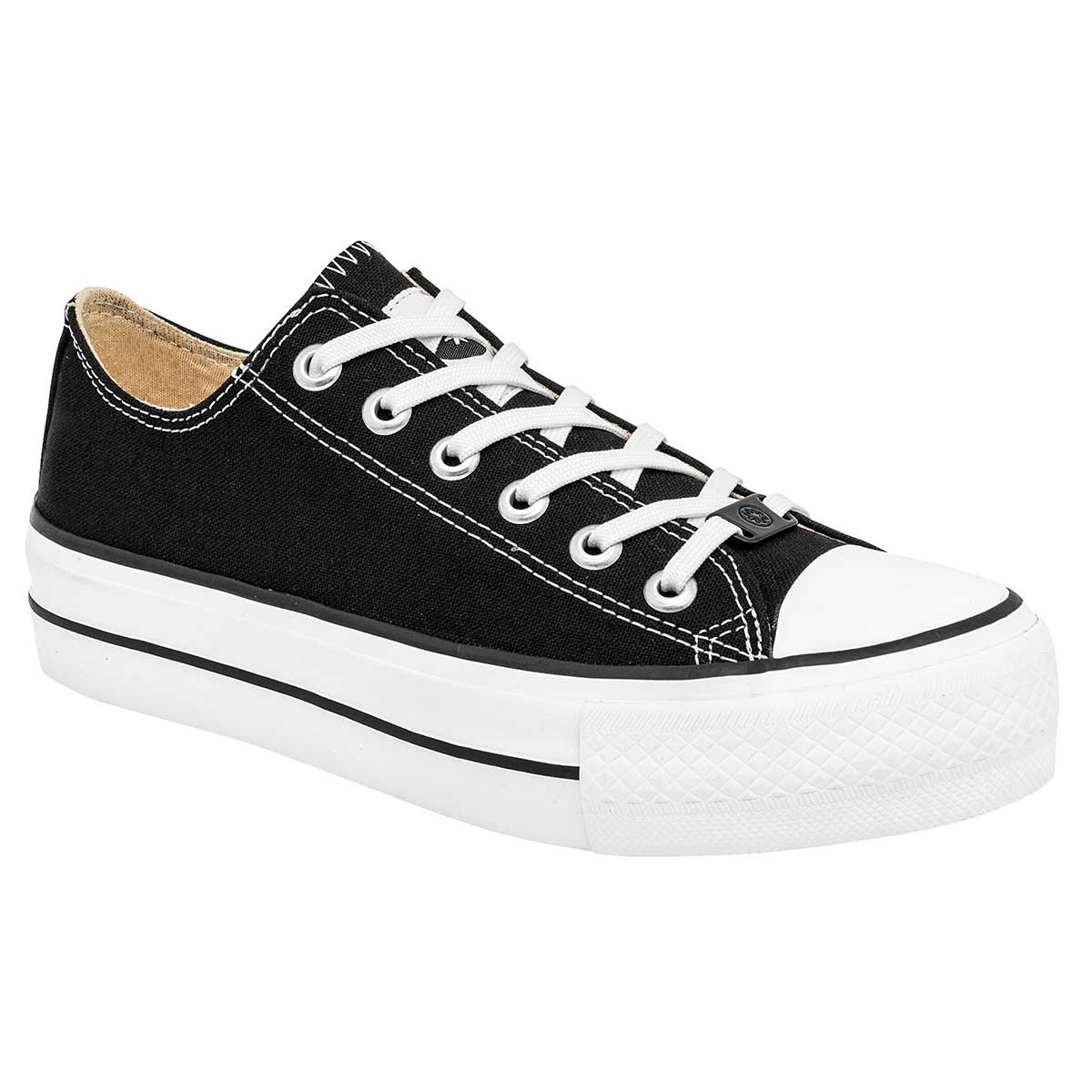 Foto 1 | Tenis Urbanos Moramora 116048-1 Negros para Mujer