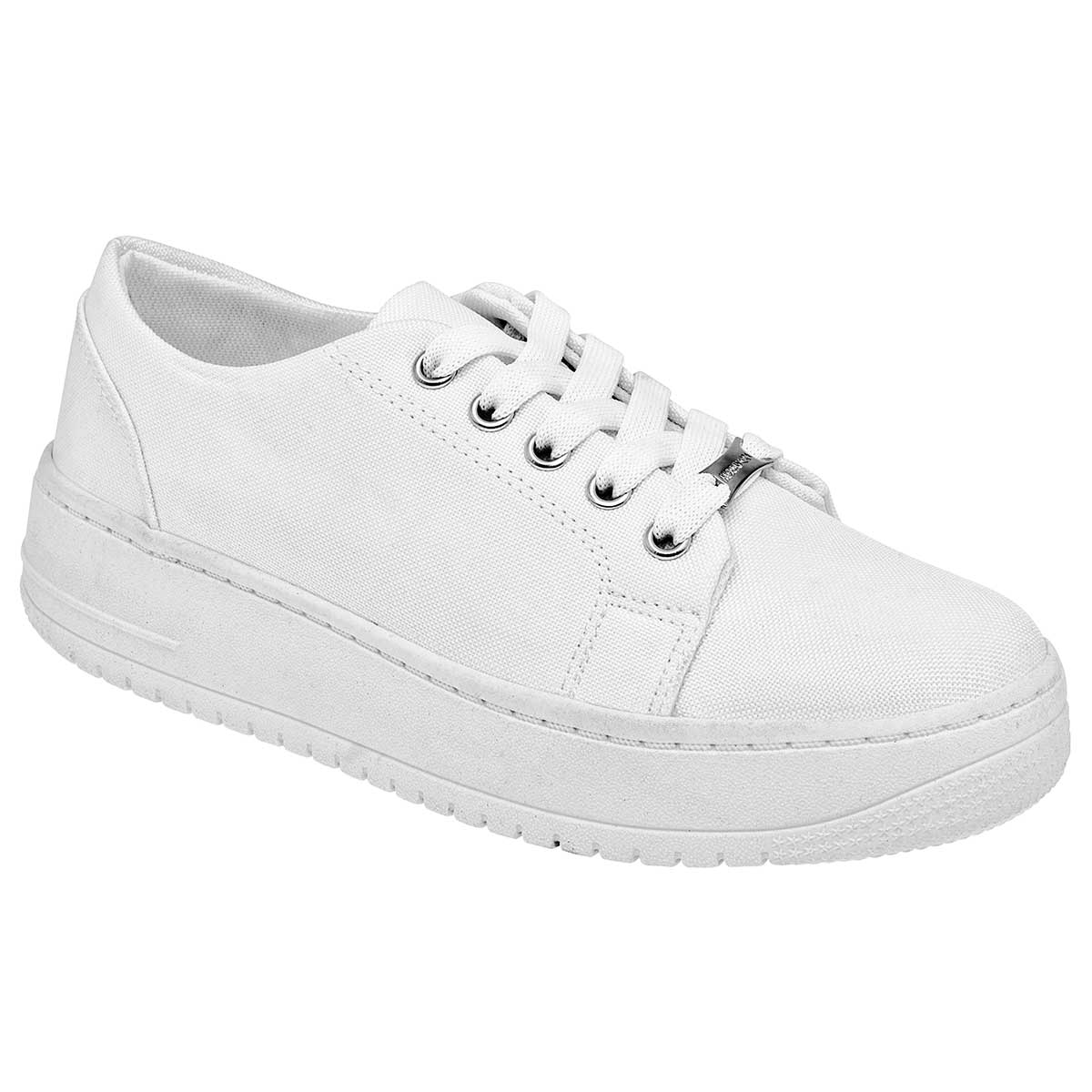 Foto 2 pulgar | Tenis Urbano Moramora Blanco Código 109114-1 para Mujer