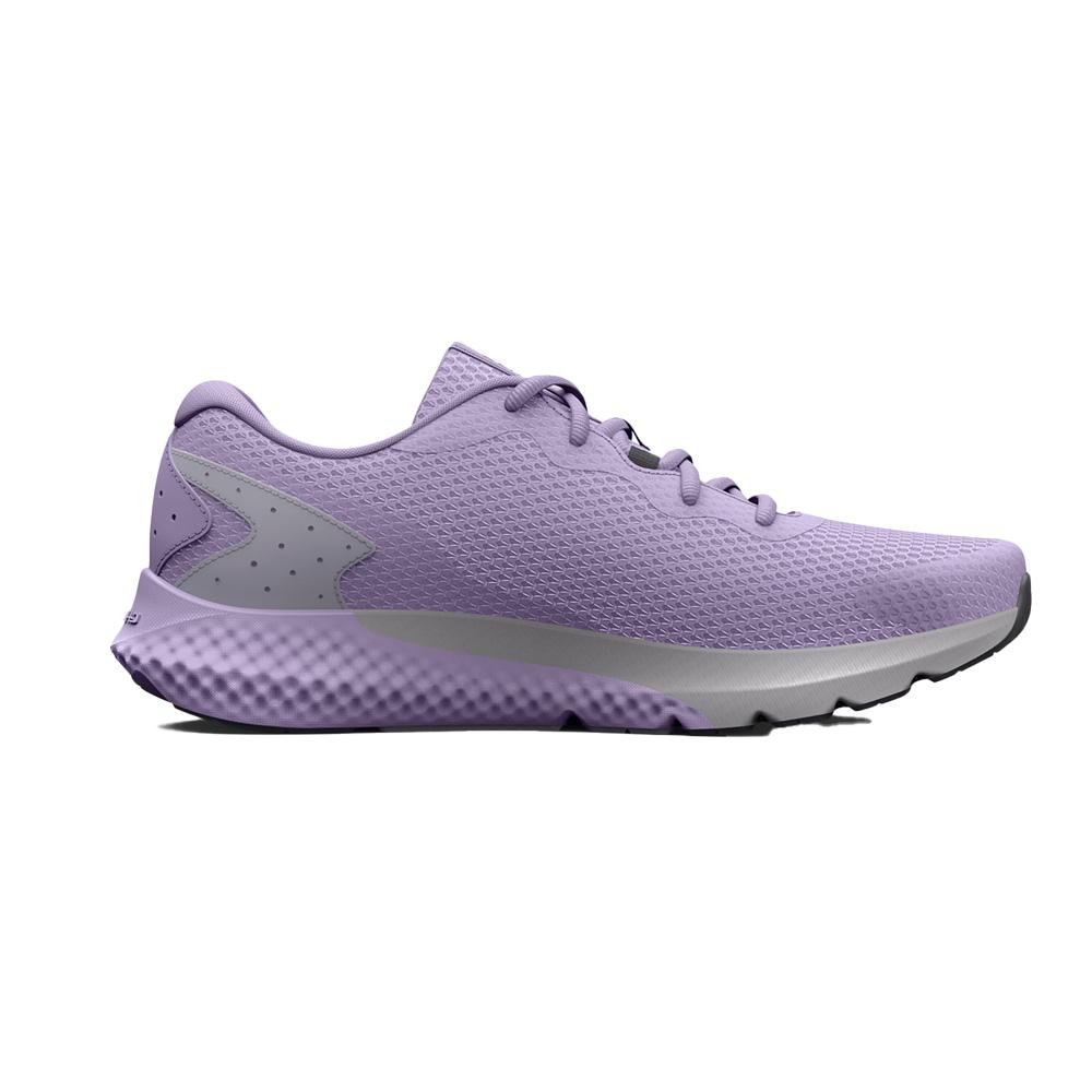 Foto 3 pulgar | Tenis Under Armour Charged Rogue Lilas para Mujer