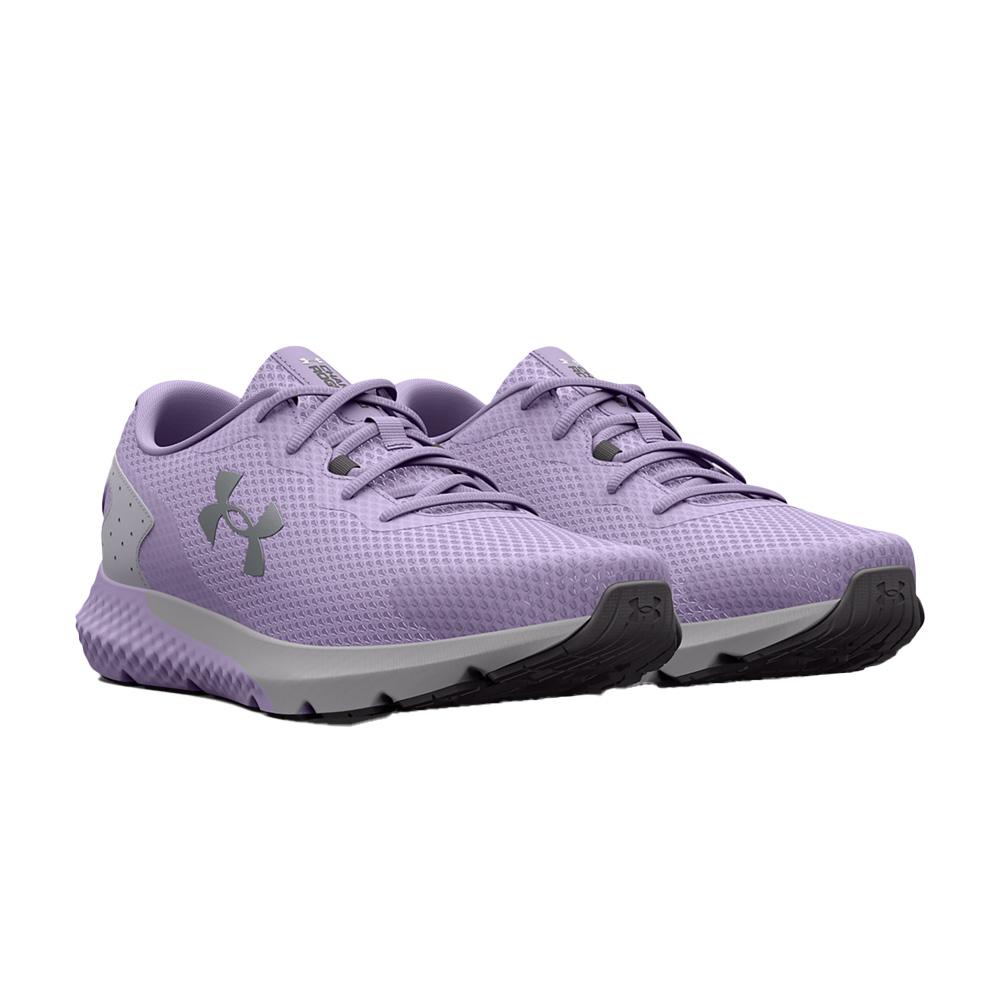 Foto 5 pulgar | Tenis Under Armour Charged Rogue Lilas para Mujer