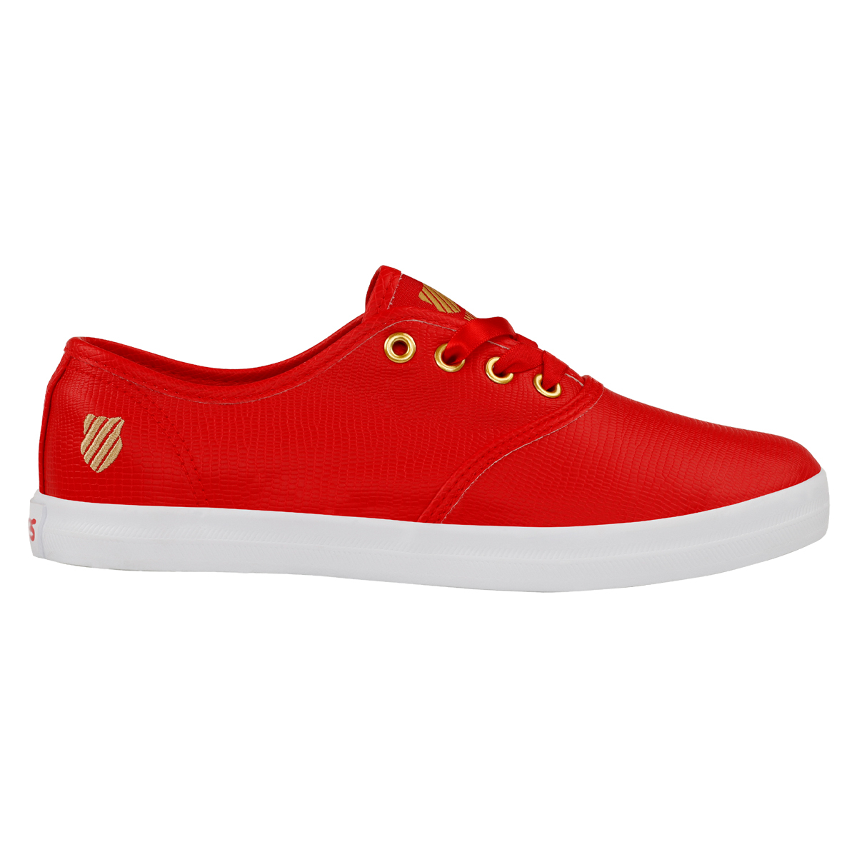 Foto 3 pulgar | Tenis K-Swiss Beverly Dine Casual Rojo para Dama