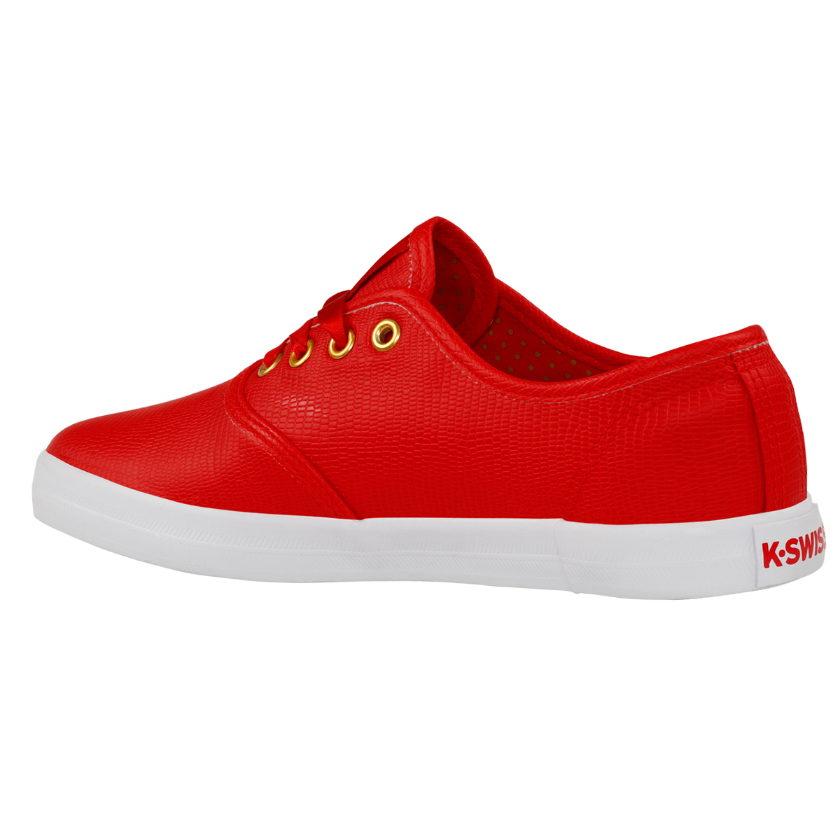 Foto 4 pulgar | Tenis K-Swiss Beverly Dine Casual Rojo para Dama