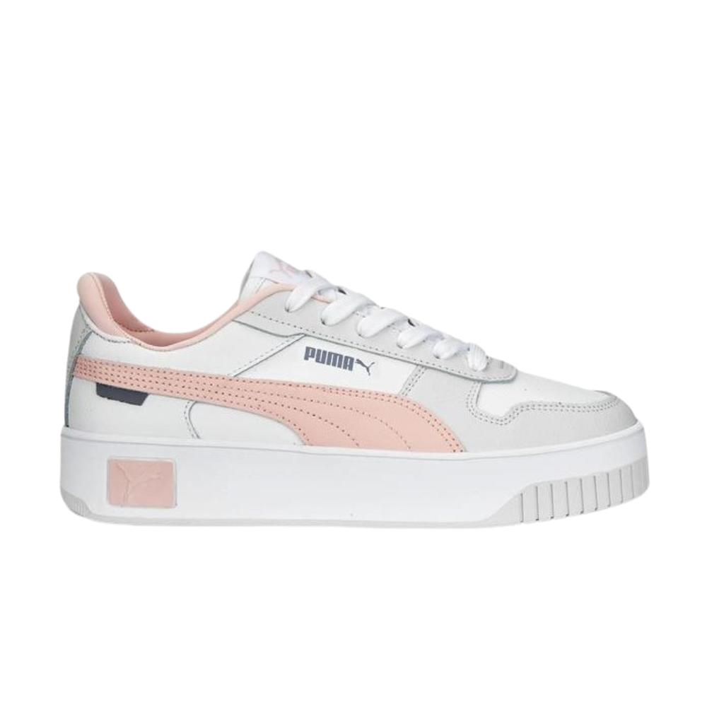 Foto 2 pulgar | Tenis Puma Carina Street Blancos para Mujer