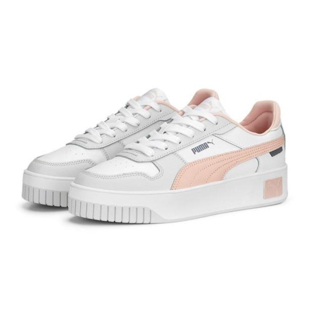 Foto 3 pulgar | Tenis Puma Carina Street Blancos para Mujer