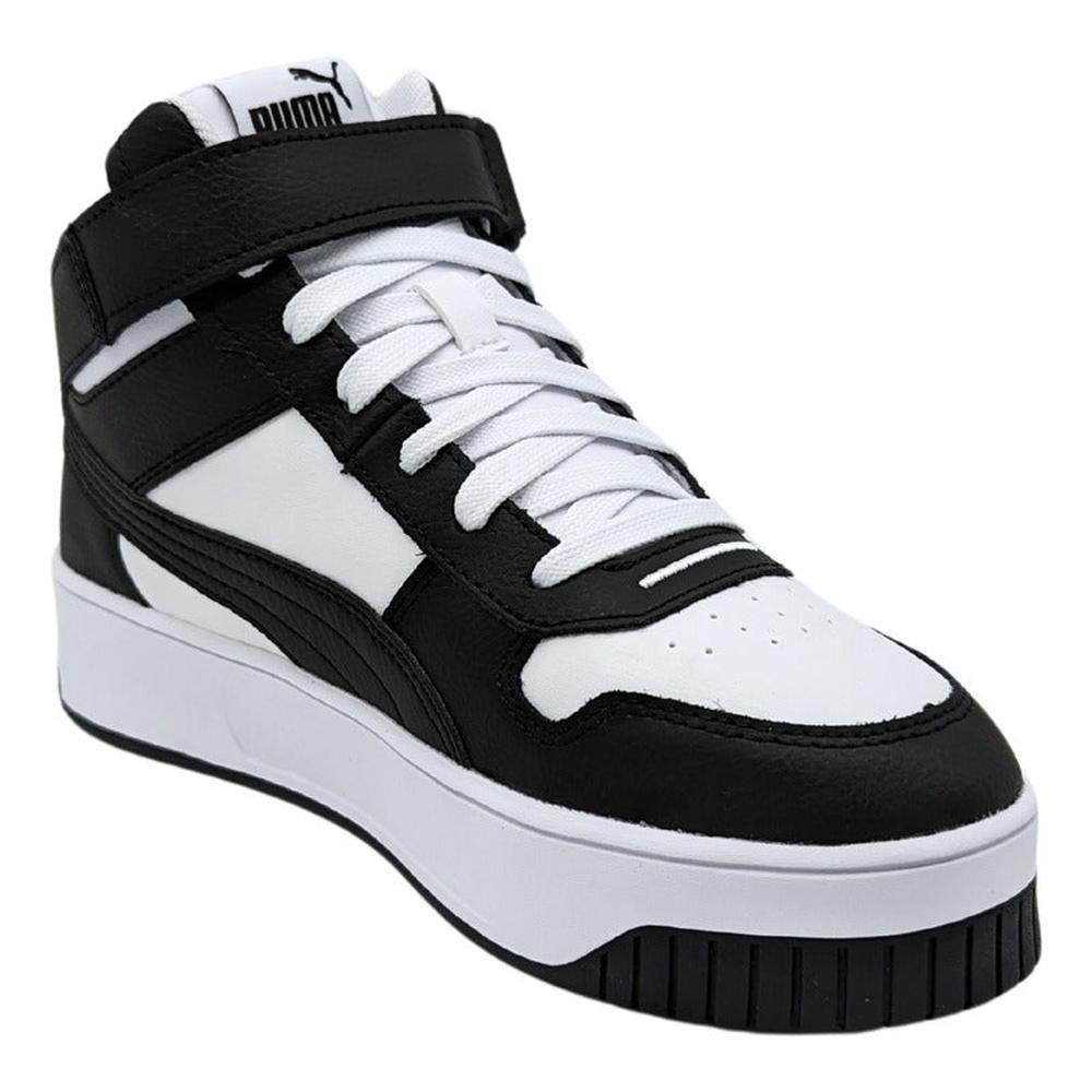 Foto 3 pulgar | Tenis Puma Carina Street Mid 39233703 Blancos para Mujer