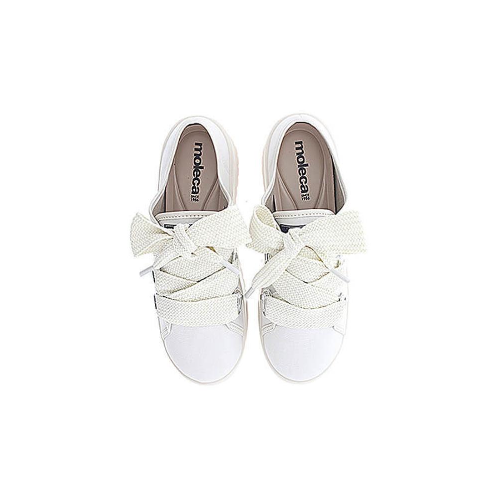 Foto 3 pulgar | Tenis para Mujer Moleca Daila Sider Blancos