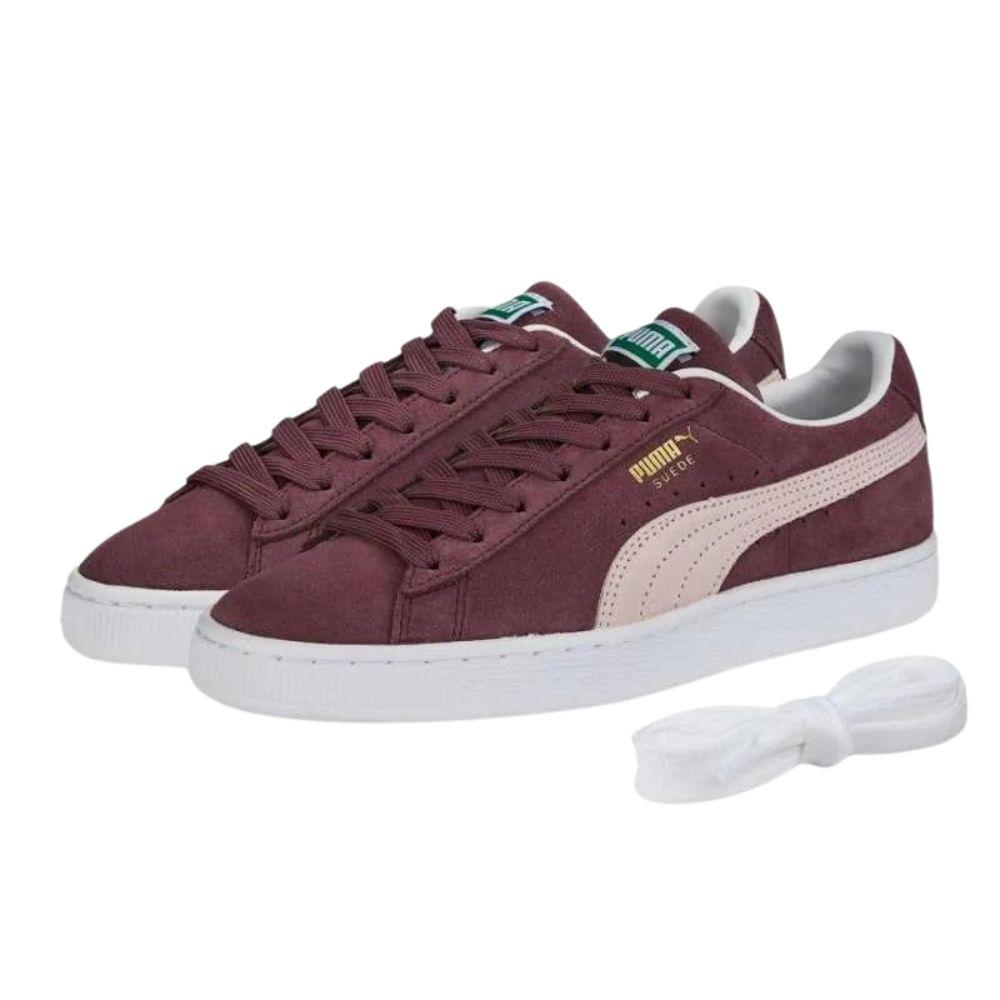 Foto 3 pulgar | Tenis Puma Suede Classic Xxi Vino para Mujer