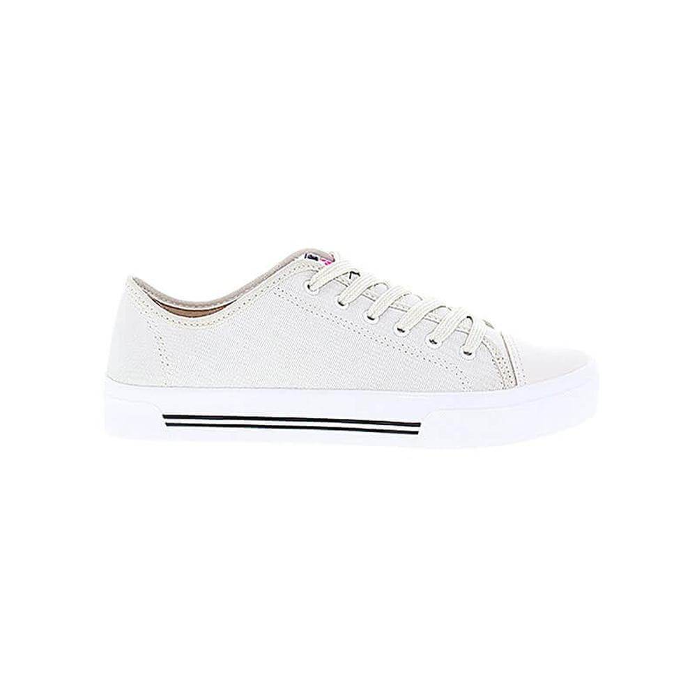 Foto 2 pulgar | Tenis Moleca Disha Sider Blanco Para Mujer