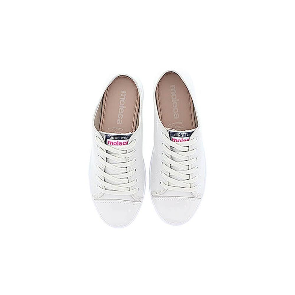 Foto 3 pulgar | Tenis Moleca Disha Sider Blanco Para Mujer