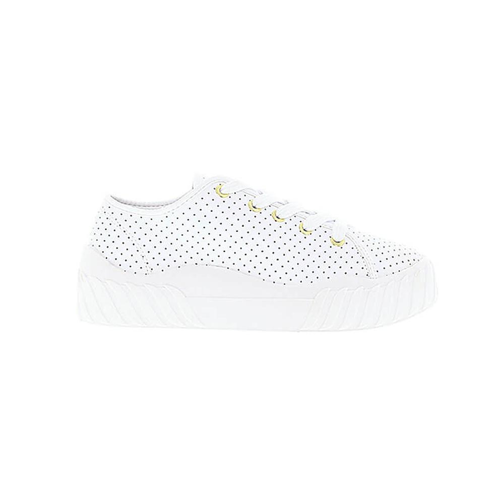 Foto 3 pulgar | Tenis Moleca Dorotea Perf Blanco Para Mujer