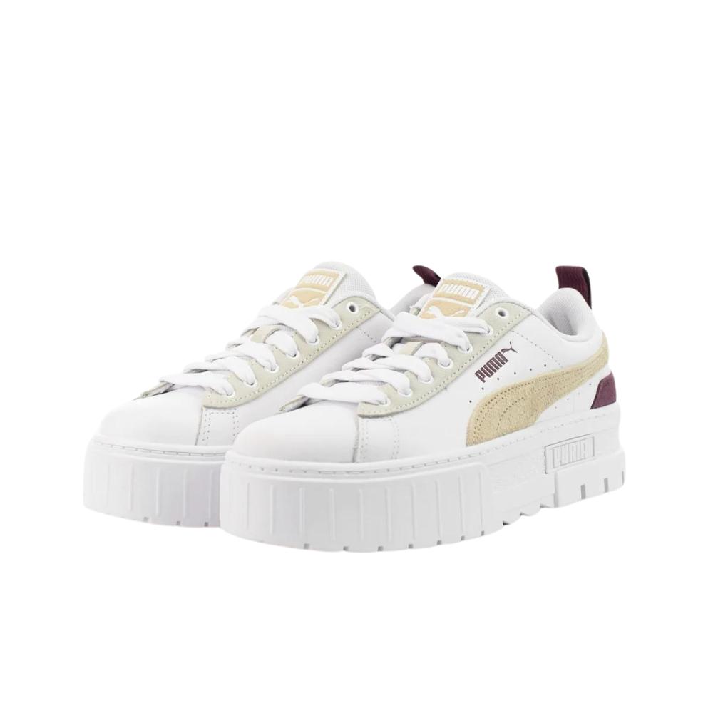 Foto 3 pulgar | Tenis para Mujer Puma Mayze Mix Juveniles Blancos