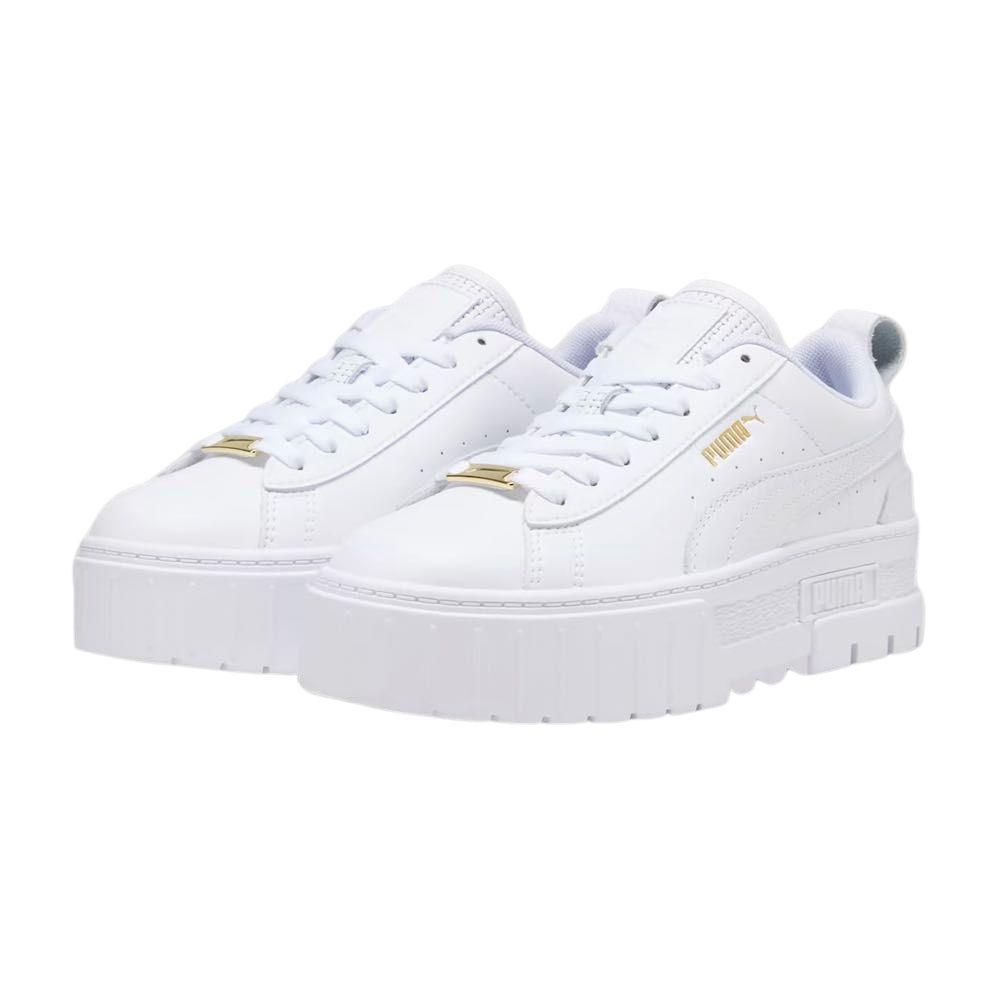 Foto 3 pulgar | Tenis Puma Mayze EOC Juvenil Blancos para Mujer