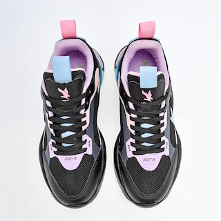 Foto 3 | Tenis Urbanos American Fire Negros Rosa Lila para Mujer