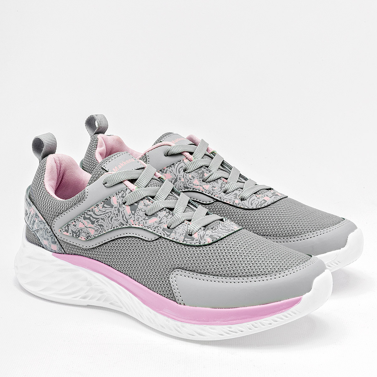 Foto 3 pulgar | Tenis Deportivos Makkena Grises 125388-e para Mujer