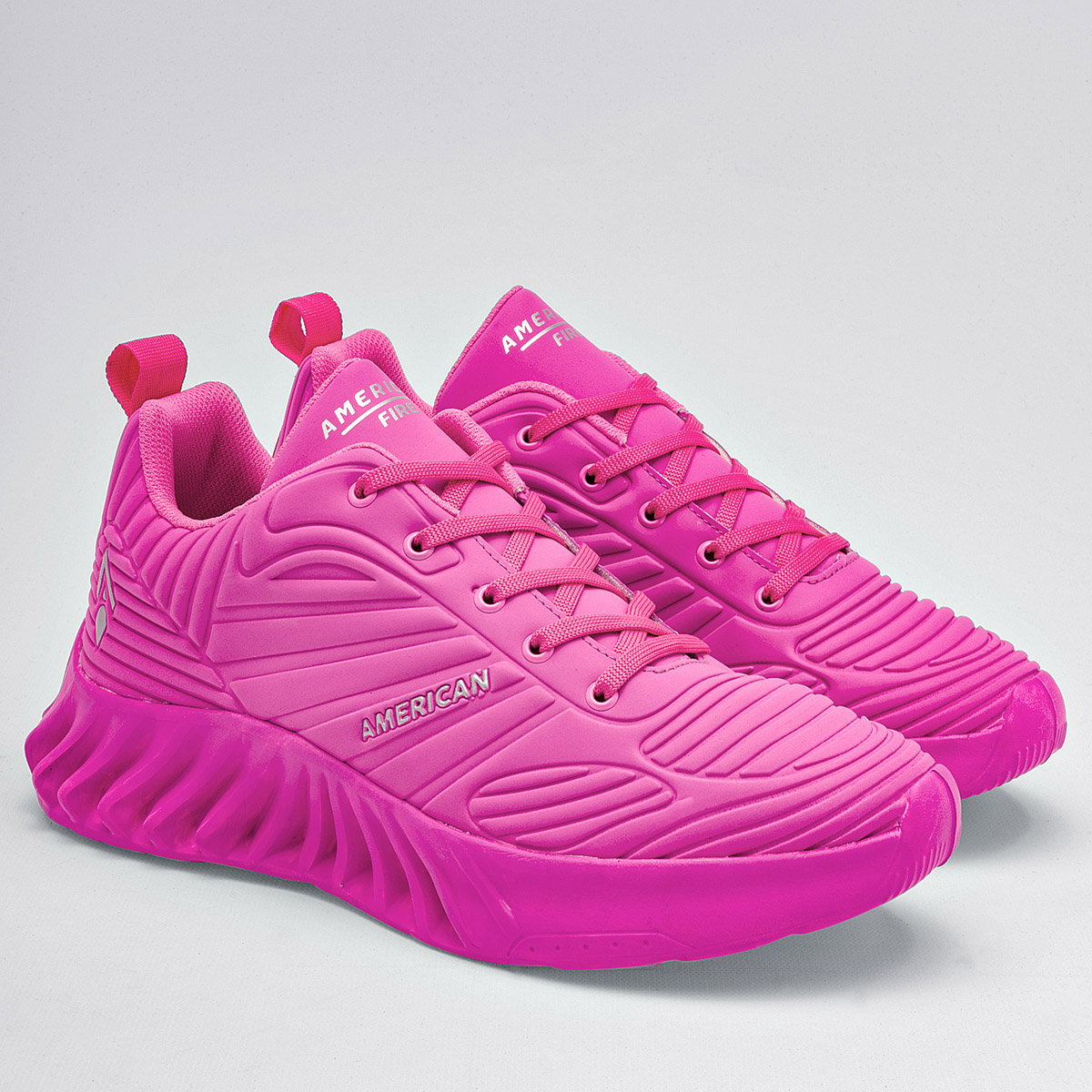 Foto 3 pulgar | Tenis Deportivos American Fire Fucsia para Mujer