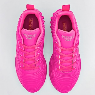 Foto 3 | Tenis Deportivos American Fire Fucsia para Mujer