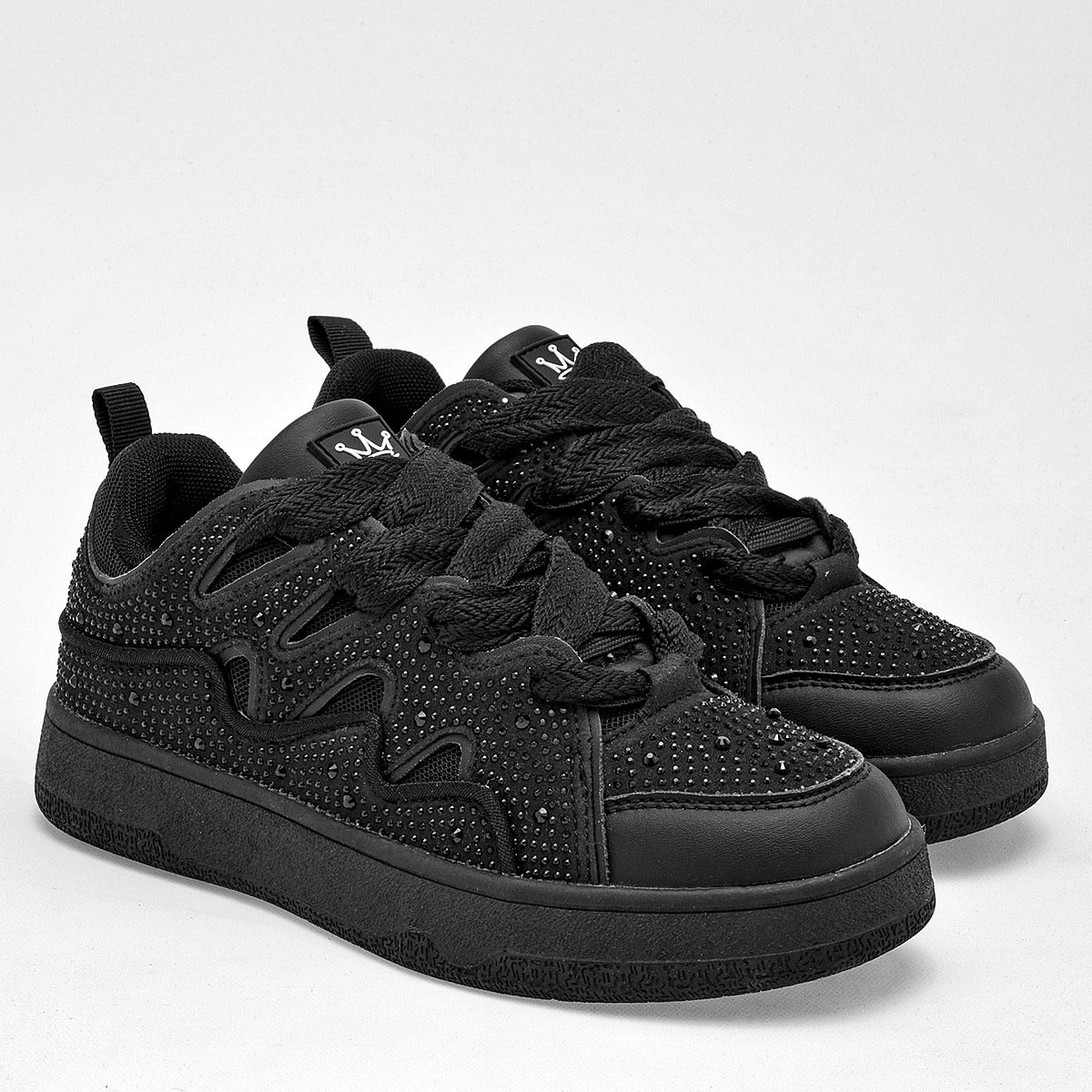 Foto 3 pulgar | Tenis Clasben Urbano Negro Código 124944-e para Mujer