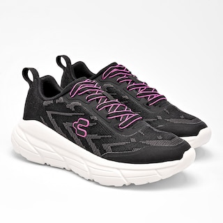 Foto 2 | Tenis Deportivos Charly 124444-e Negros para Mujer