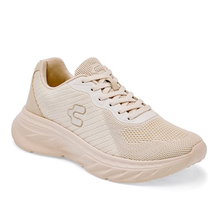 Foto 1 | Tenis Deportivo Charly 124456-e Beige para Mujer