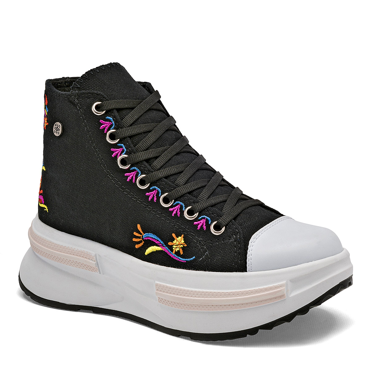 Tenis Urbano Mora Tierra Negros 124675-e para Mujer