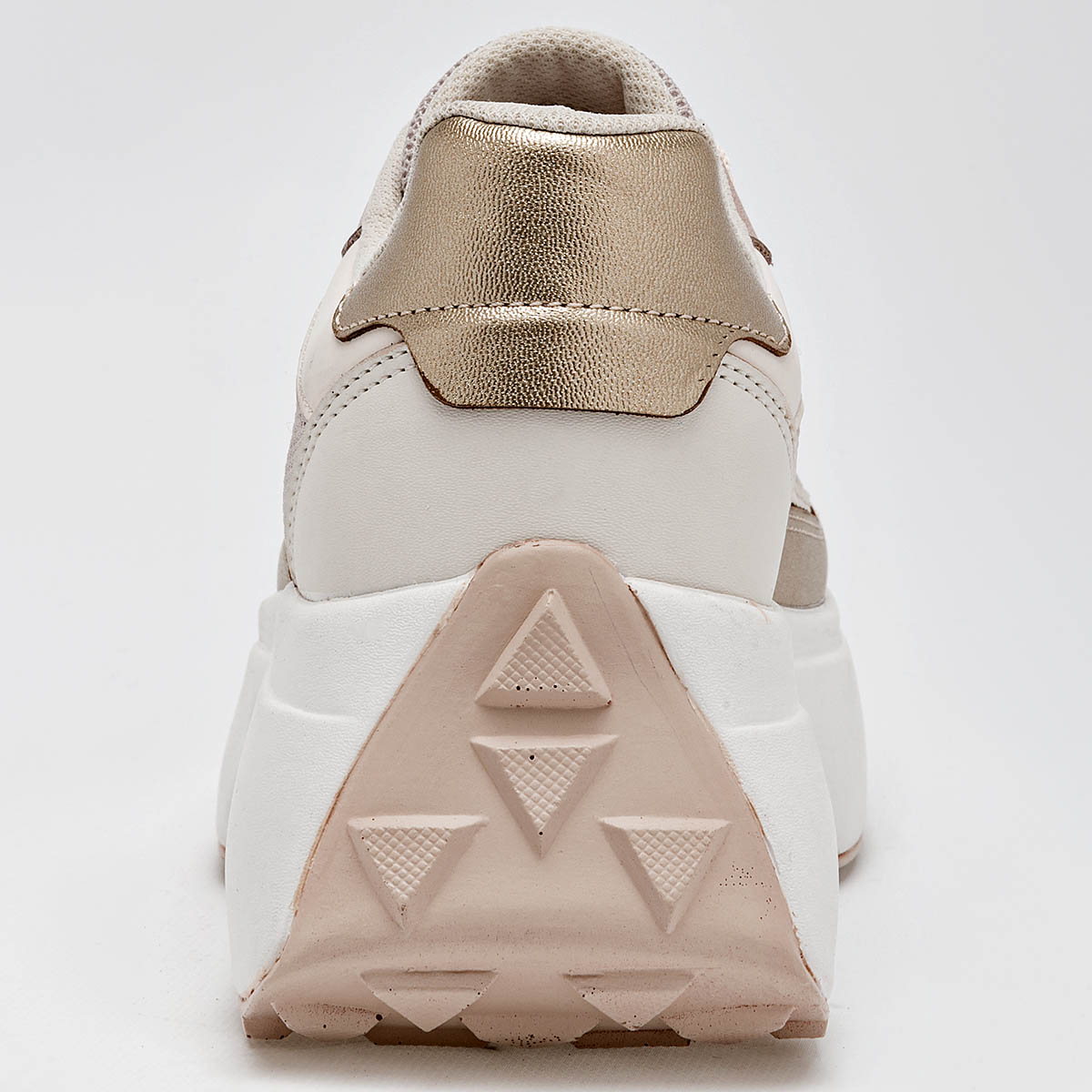 Foto 4 pulgar | Tenis Urbanos Stars Of The World Beige 125781-e para Mujer
