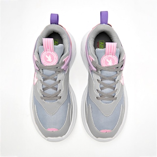 Foto 3 | Tenis Urbanos American Fire Gris Rosa Lila 126699-e para Mujer