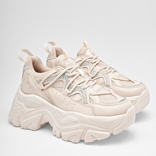Foto 2 | Tenis Urbanos Daddy Late Plata para Mujer
