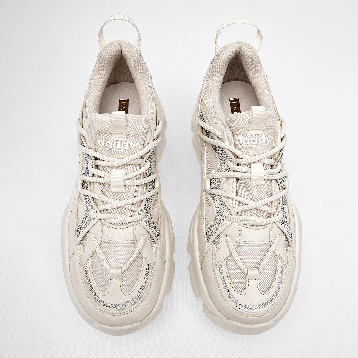 Foto 3 | Tenis Urbanos Daddy Late Plata para Mujer