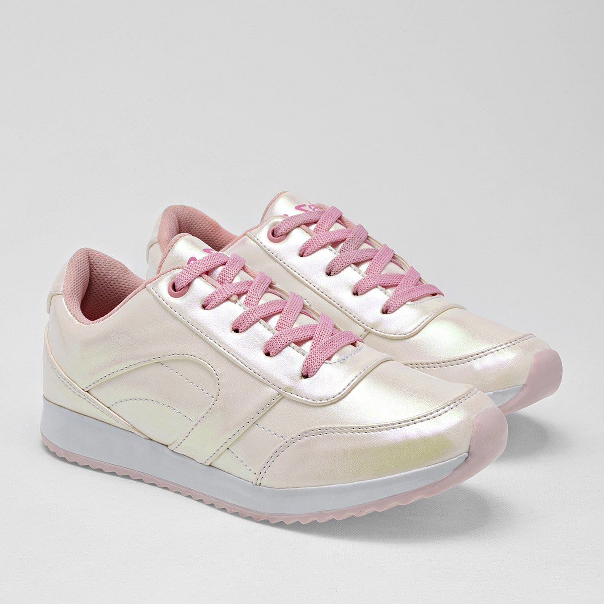 Foto 3 pulgar | Tenis Urbanos B-zaaz Blanco Tornasol 124860-e para Mujer