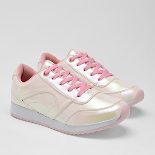 Foto 2 | Tenis Urbanos B-zaaz Blanco Tornasol 124860-e para Mujer