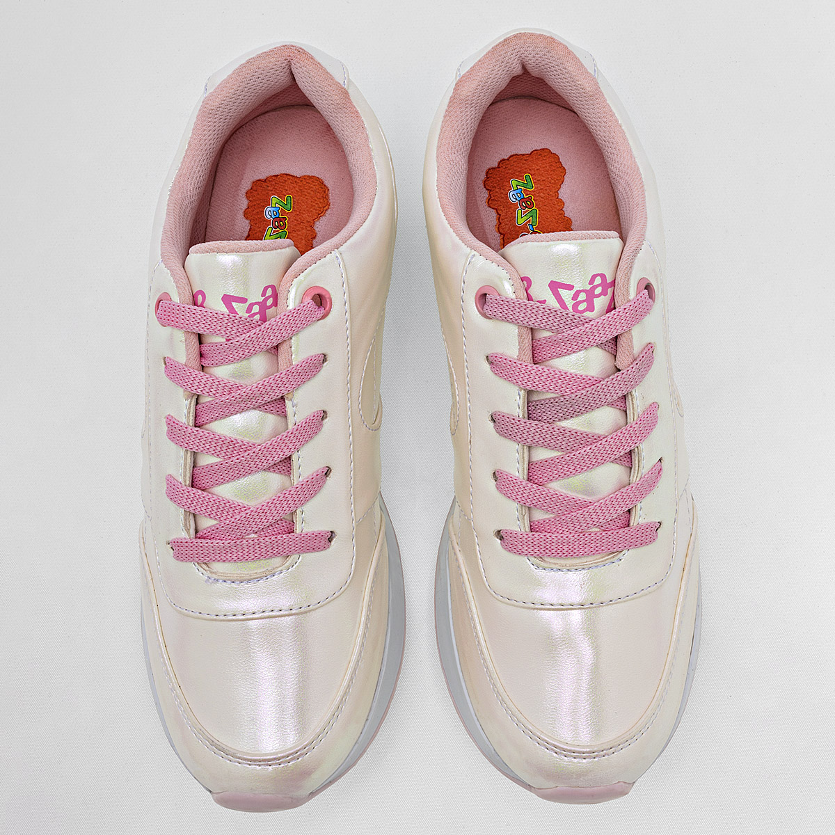 Foto 4 pulgar | Tenis Urbanos B-zaaz Blanco Tornasol 124860-e para Mujer
