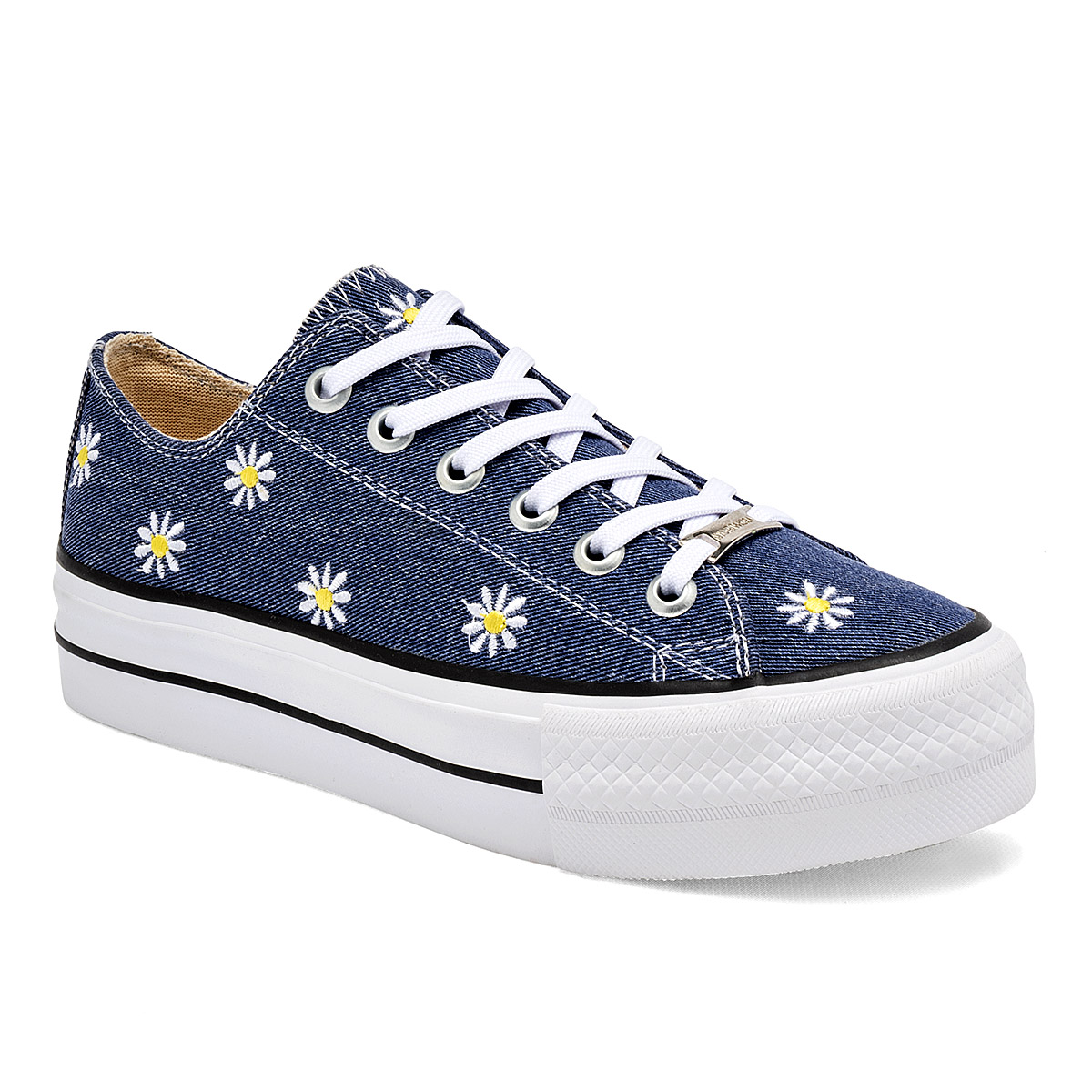 Foto 2 pulgar | Moramora Tenis Urbano Para Mujer Azul, Código 125509-e