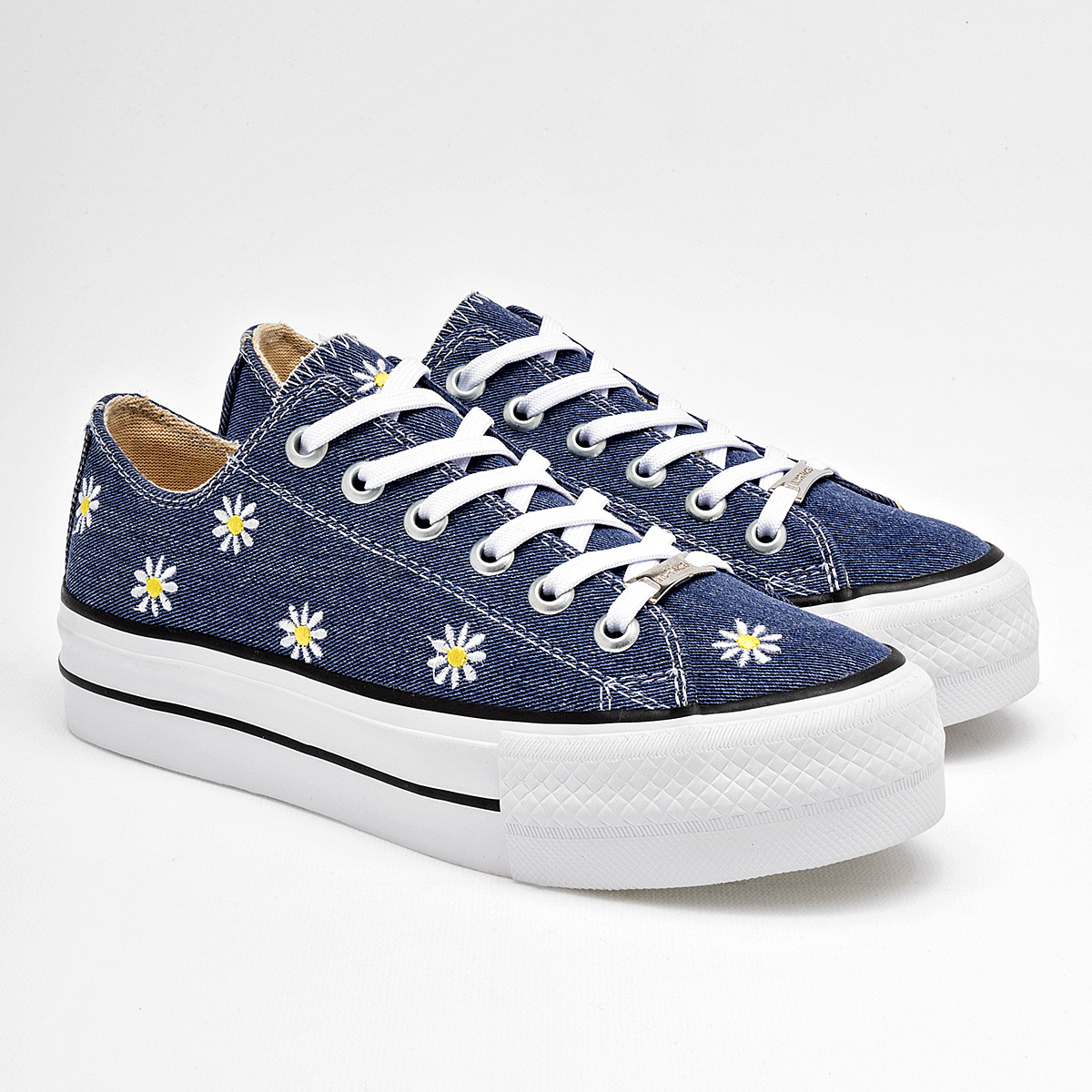 Foto 3 pulgar | Moramora Tenis Urbano Para Mujer Azul, Código 125509-e