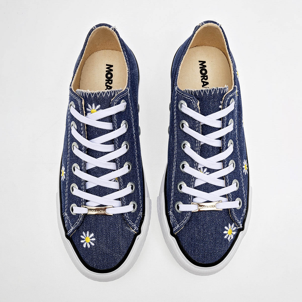 Foto 4 pulgar | Moramora Tenis Urbano Para Mujer Azul, Código 125509-e