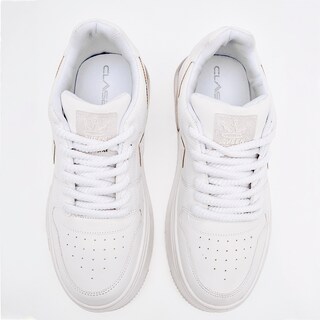Foto 3 | Tenis Clasben Blancos para Mujer