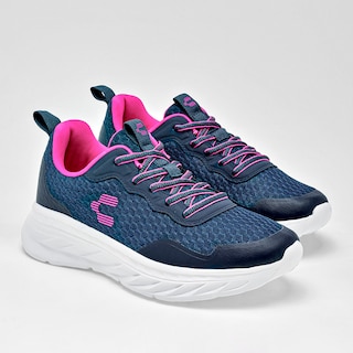 Foto 2 | Tenis Deportivos Charly 124451-e Azul Marino para Mujer