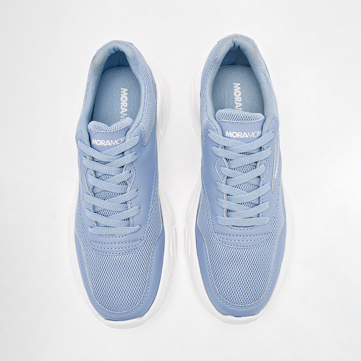 Foto 4 pulgar | Tenis Urbanos Moramora 125516-e  Azules para Mujer