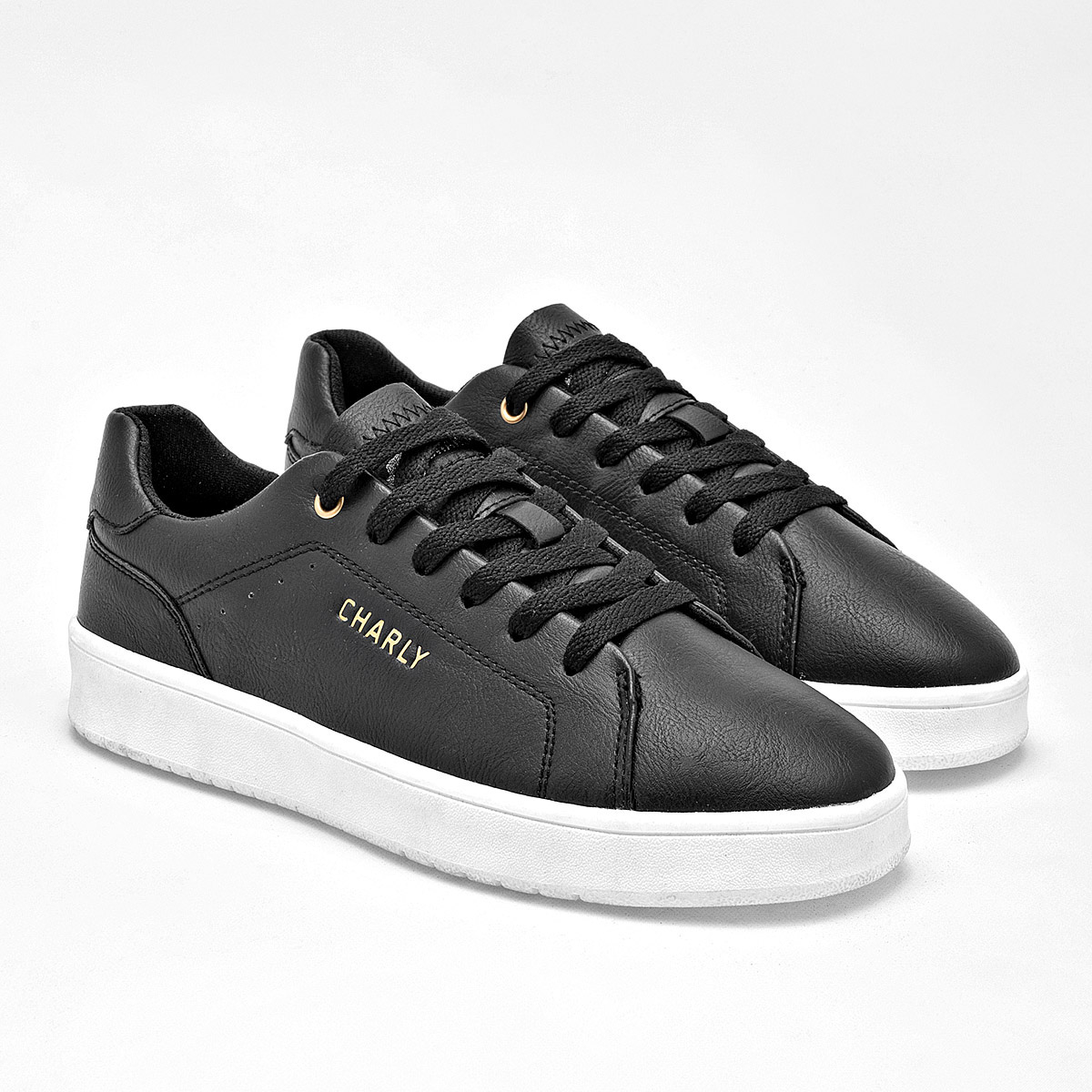 Foto 2 | Tenis Urbanos Charly 124457-e Negros para Mujer