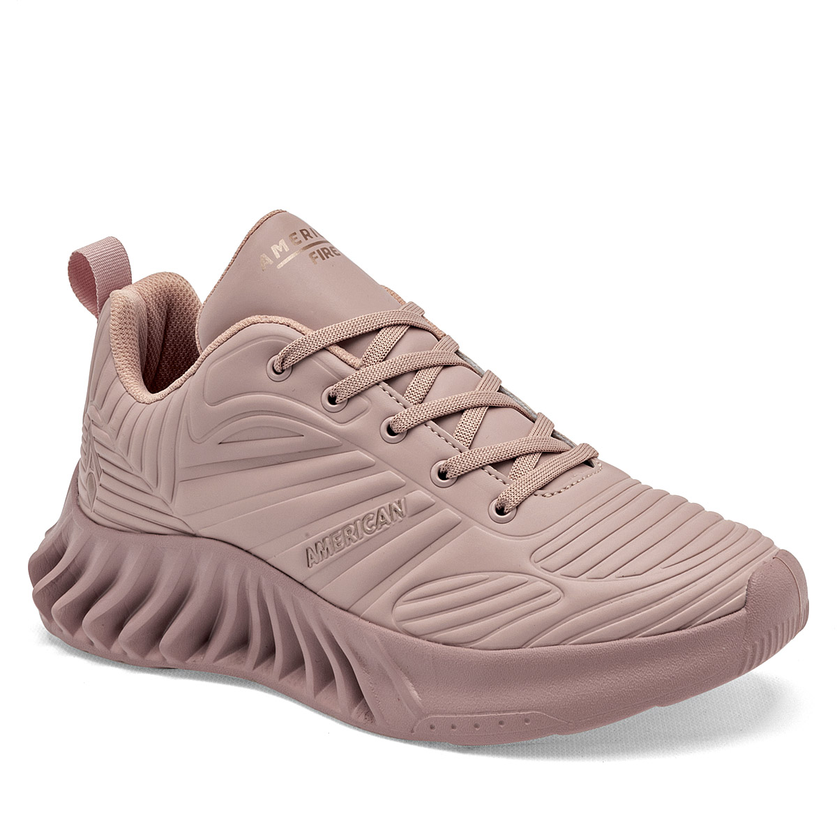 Foto 2 pulgar | Tenis American Fire Beiges para Mujer