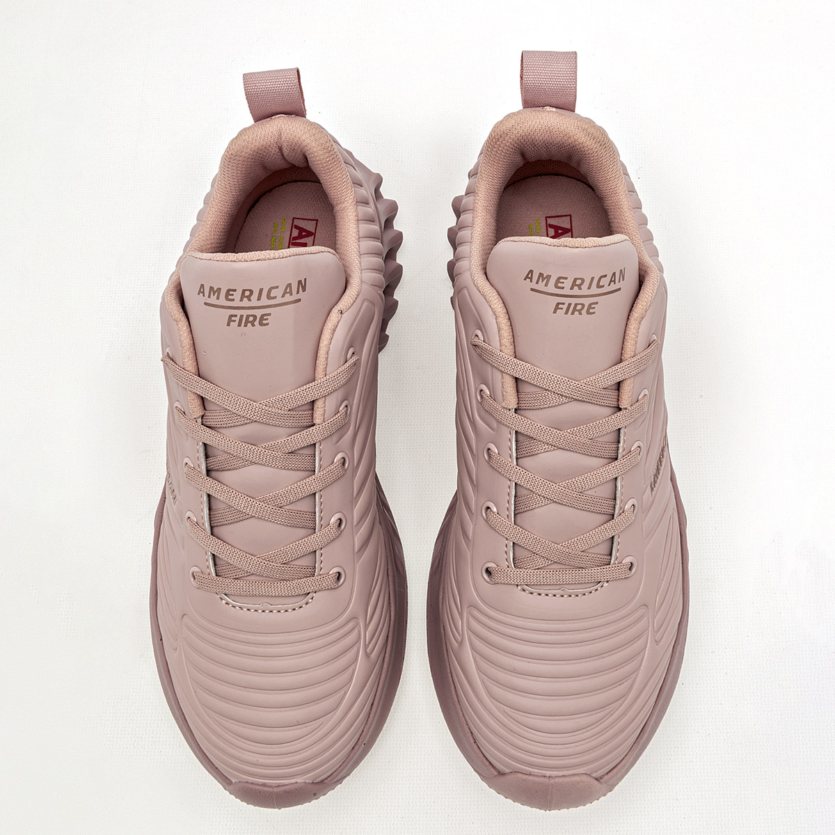 Foto 4 pulgar | Tenis American Fire Beiges para Mujer