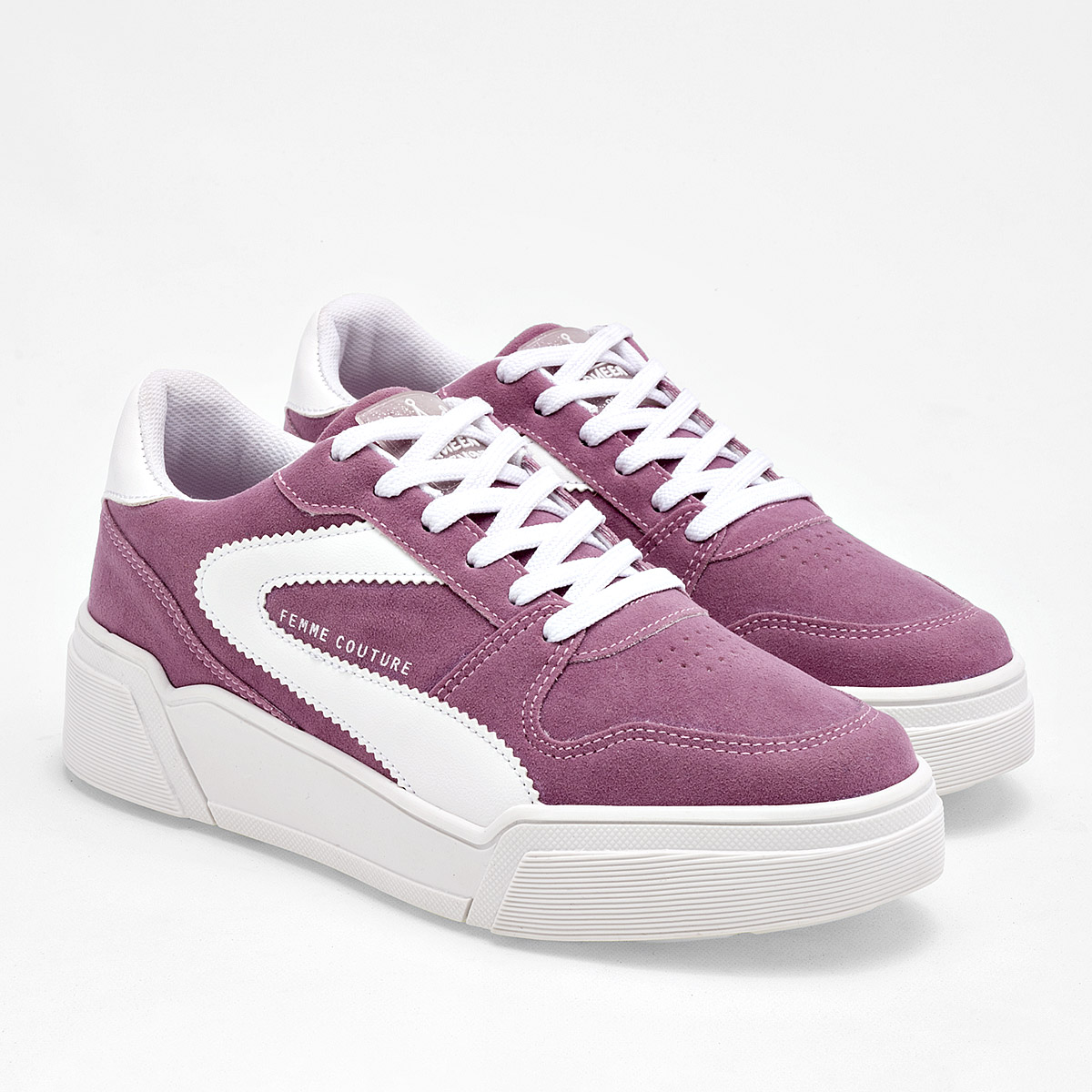 Foto 3 pulgar | Tenis Urbanos para Mujer Clasben Rosas 124665-e