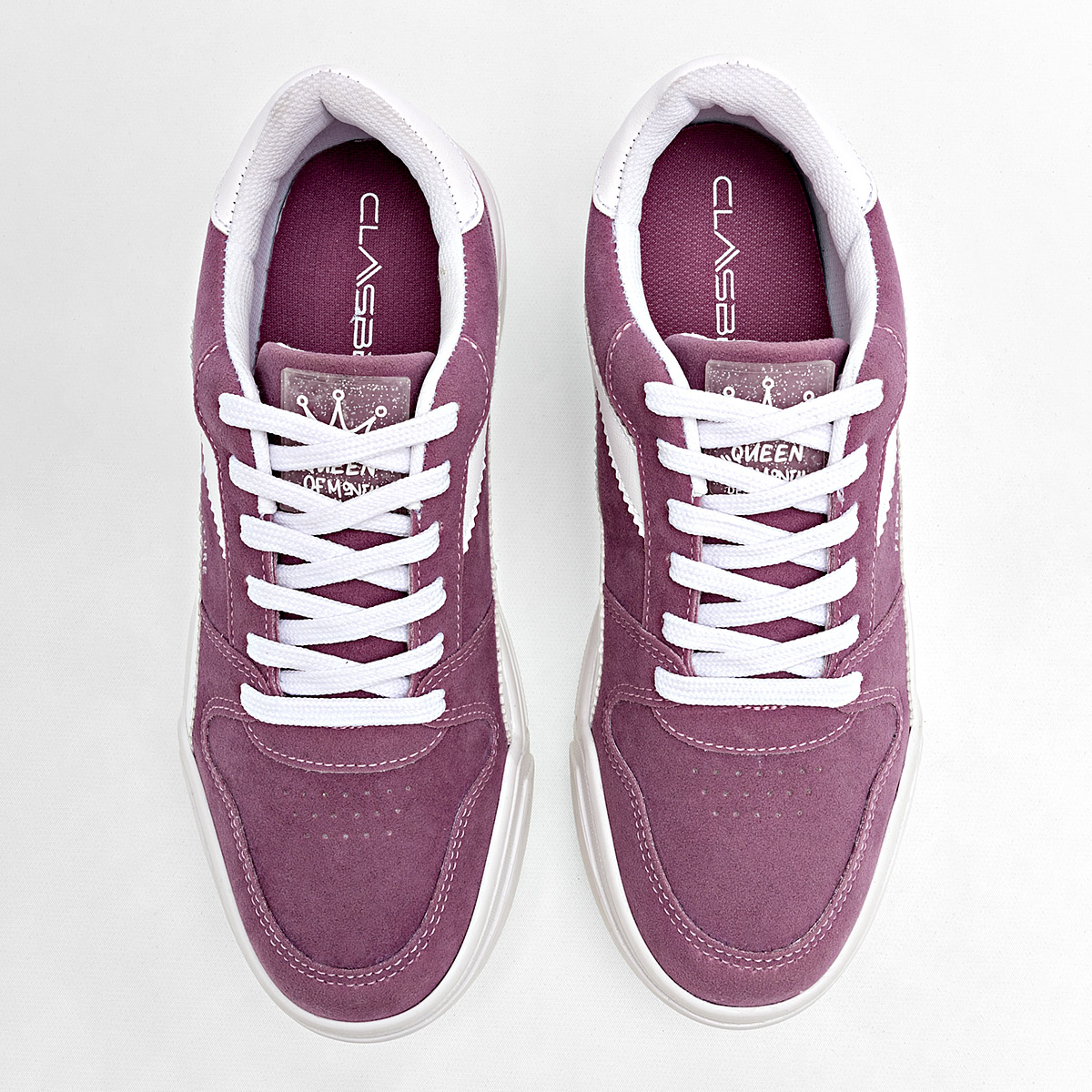 Foto 4 pulgar | Tenis Urbanos para Mujer Clasben Rosas 124665-e