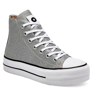 Foto 1 | Tenis Urbano Moramora Plata Código 124669-e para Mujer