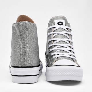 Foto 3 | Tenis Urbano Moramora Plata Código 124669-e para Mujer