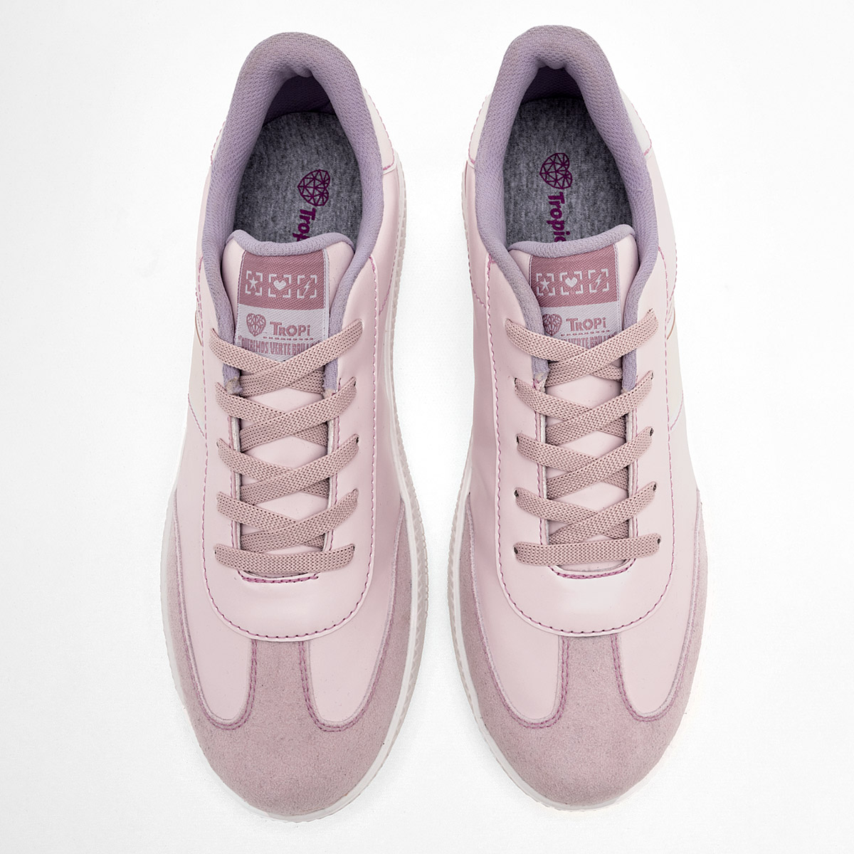 Foto 4 pulgar | Tenis Urbanos Tropicana Rosas para Mujer