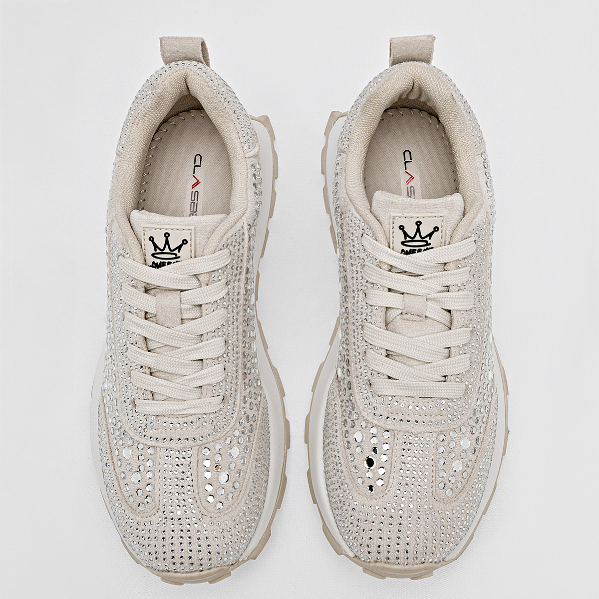 Foto 3 | Clasben Tenis Urbano Para Mujer Late Plata, Código 126036-e