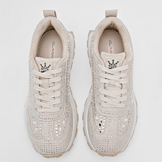 Foto 3 | Clasben Tenis Urbano Para Mujer Late Plata, Código 126036-e