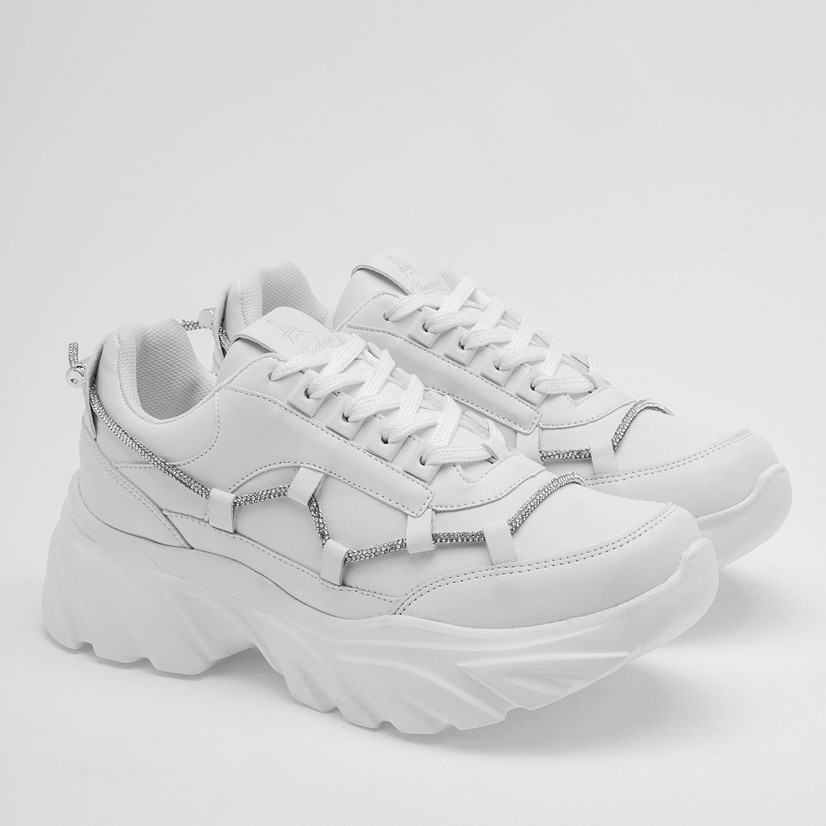 Foto 3 pulgar | Tenis Urbanos Clasben Blanco 124971-e para Mujer