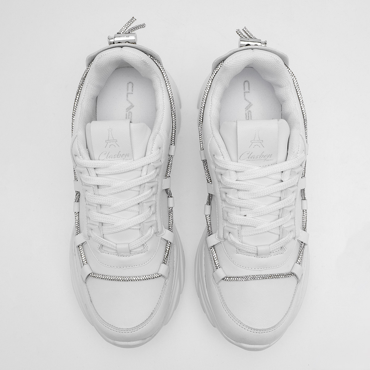 Foto 4 pulgar | Tenis Urbanos Clasben Blanco 124971-e para Mujer